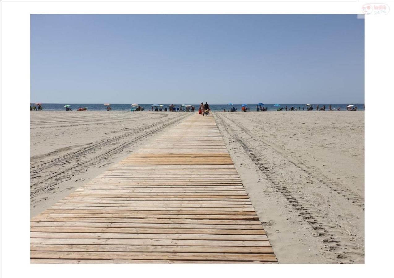 Apartamento Santa Pola, En Playa Del Tamarit Con Piscina. エクステリア 写真